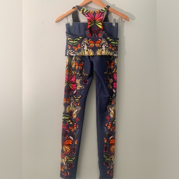 Terez Kaleidofly Pop Full Set Leggings and Sports Bra Size‎ S - Picture 3 of 13